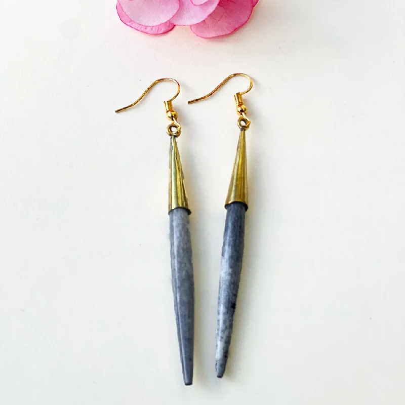 Ruby earrings for women-Point Out The Good Earrings - Gray, Uganda