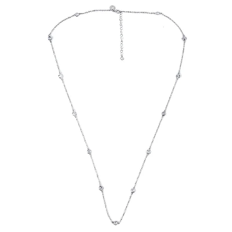 Classic gold necklace for women-36" Station Necklace