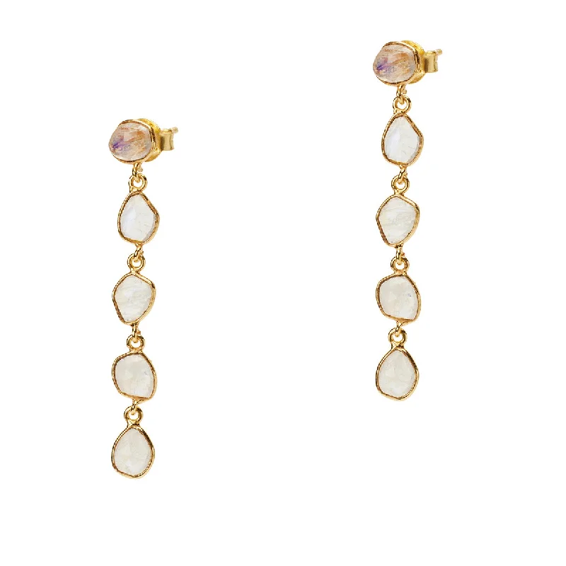 Gold earrings for women-Intention Earrings