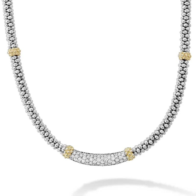 Circle necklace for women-Caviar Lux Caviar Diamond Necklace | 3mm