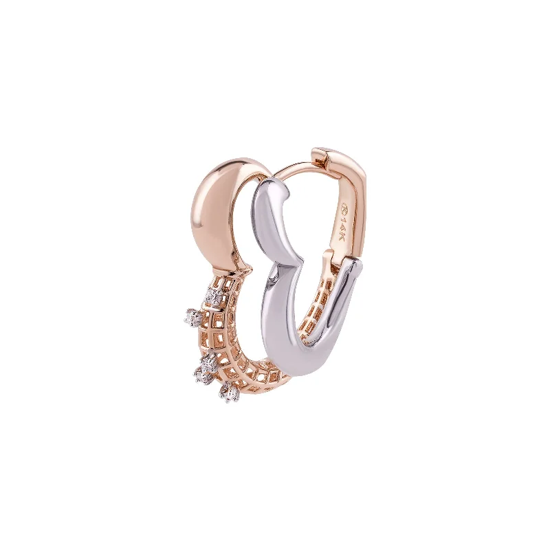 Designer diamond earrings for women-Corazon Earring