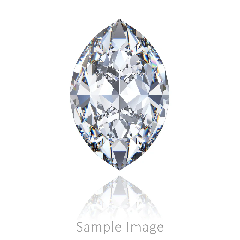 Engagement ring with a wide band for women-1.54 CT Lab-Grown Loose Diamond - Marquise (I-VVS2)