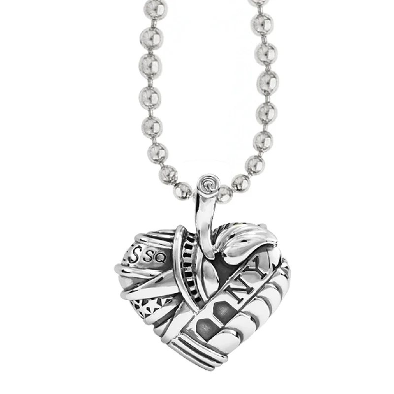 Choker necklace for women-Hearts of LAGOS Heart of New York Pendant Necklace