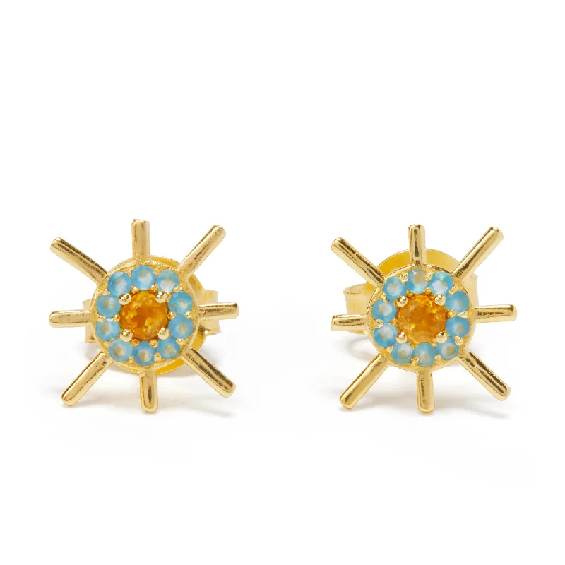 Adjustable earrings for women-Sol Stud Earrings