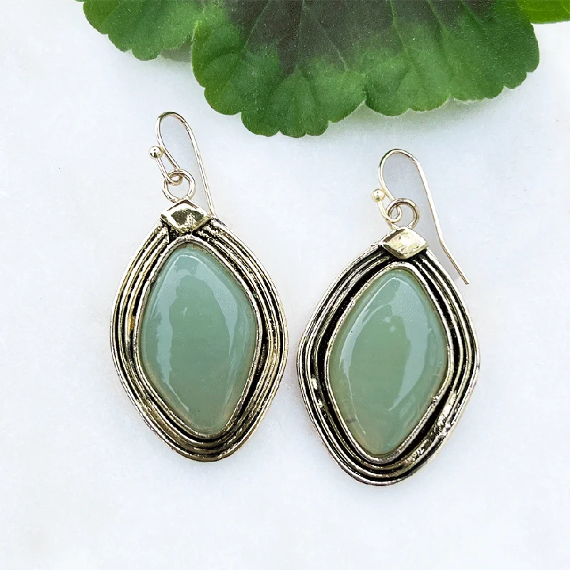 Round diamond earrings for women-Recycled Glass Statement Earrings, India