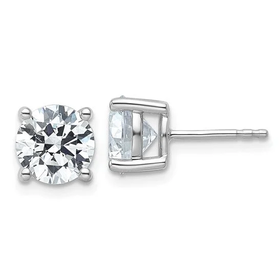 Marquise diamond engagement ring for women-14K White Gold 4.16dwt Laboratory Grown Diamond Studs