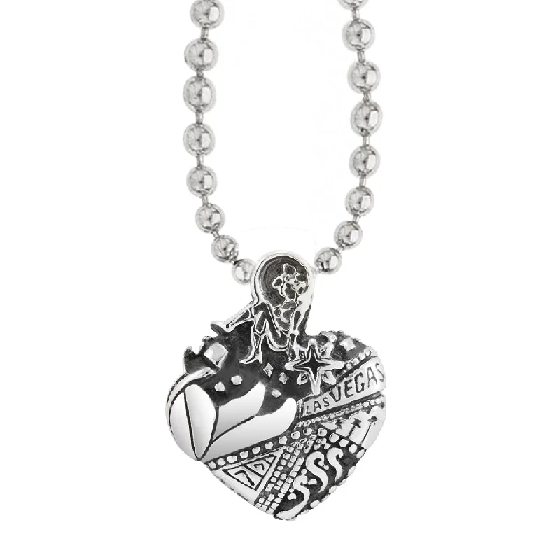 Statement necklace for women-Hearts of LAGOS Heart of Las Vegas Pendant Necklace