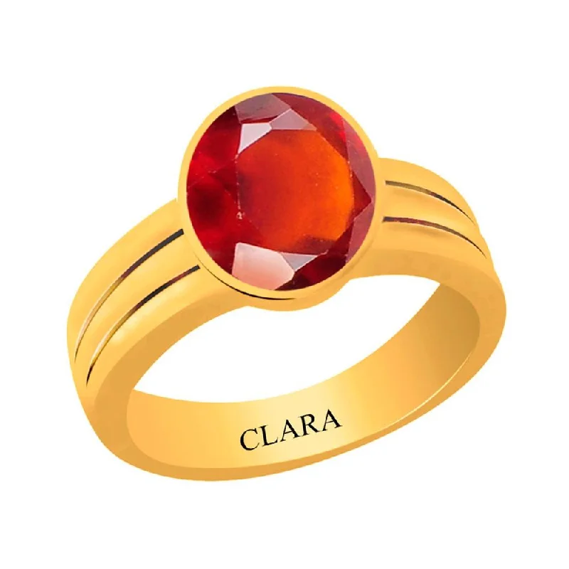 Gold band ring for women-Certified Gomed Hessonite Stunning Panchdhatu Ring 8.3cts or 9.25ratti