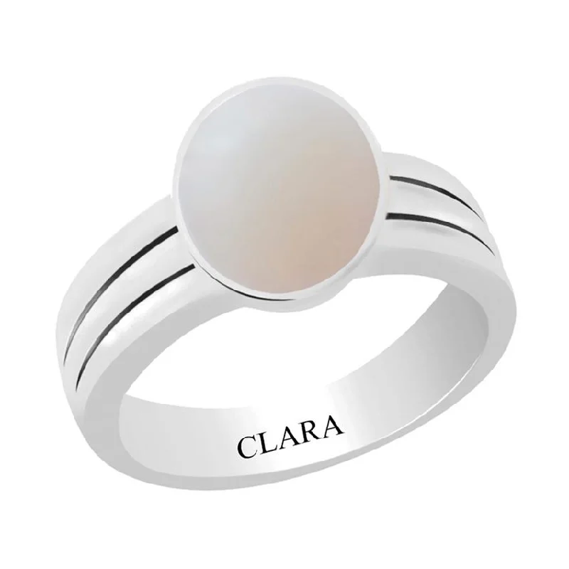 Classic ring for women-Certified Opal Stunning Silver Ring 5.5cts or 6.25ratti