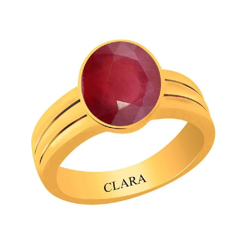 Wide band ring for women-Certified Ruby Premium Manik Stunning Panchdhatu Ring 3cts or 3.25ratti