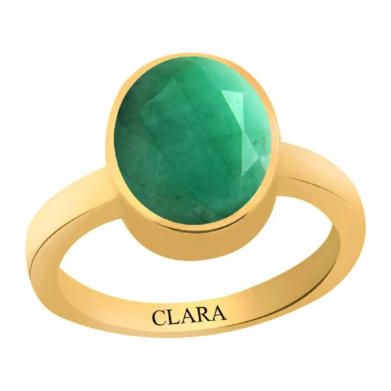 Bridal ring for women-Certified Emerald Panna Elegant Panchdhatu Ring 9.3cts or 10.25ratti